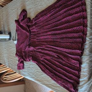 Elegant Pink and Black Women's Dress